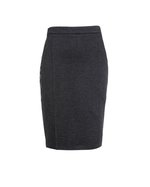 Stretch Pencil Kjol antracit
