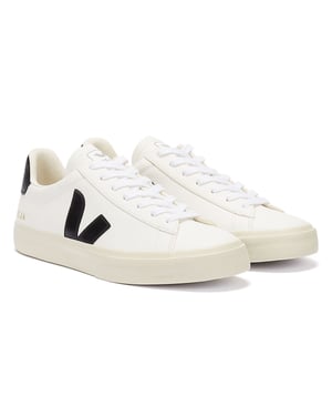 Veja Campo Womens Trainers - (White / Black)