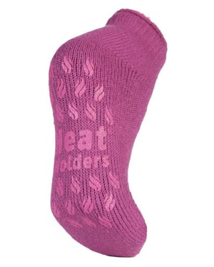 Ladies 2.3 tog thermal low cut ankle slipper socks in 4 colours
