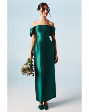 Twill Column Bridesmaids Dress