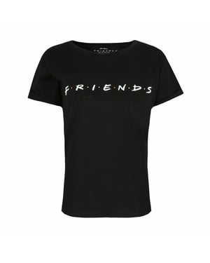 Friends Titles Womens Black T-Shirt