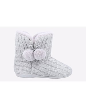 Fleet & Foster Apple Knitted Bootie Slipper Womens