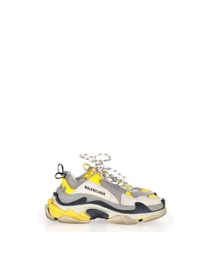 Balenciaga Triple S Sneakers in Grey Polyurethane