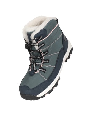 Mountain Warehouse Comet Waterdichte Sneeuwlaarzen voor Kinderen/Kinderen (Groen)