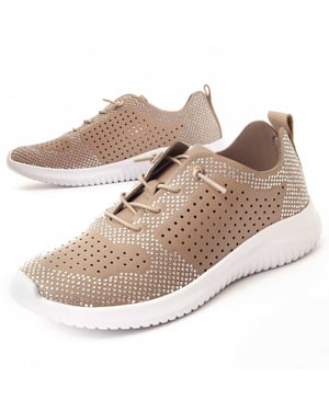 Montevita Sneakers Drillsport I Brun