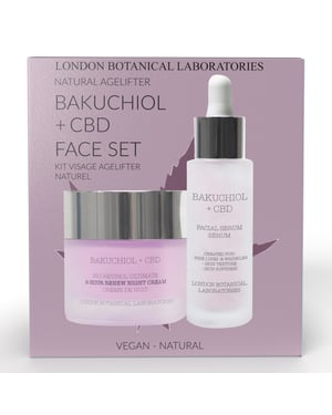 London Botanical Laboratories LBL- CBD + Bakuchiol ansikte Set (Serum + Moisturiser)