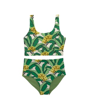 Regatta Womens/Ladies Orla Kiely Tropical Reversible Bikini Set (Green)
