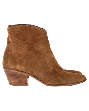 Isabel Marant Dacken Ankle Boots in Brown Suede