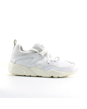 Puma Blaze Of Glory Decor Vit Läder Dam Snörning Träningsskor 360532 01