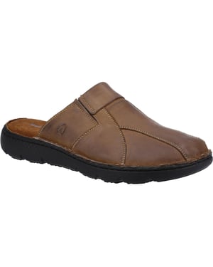 Hush Puppies Carson Mule Leather Sandal Mens