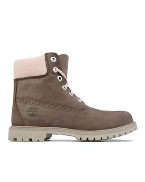 Women's Timberland 6 Inch Premium Waterproof Boots in Brown