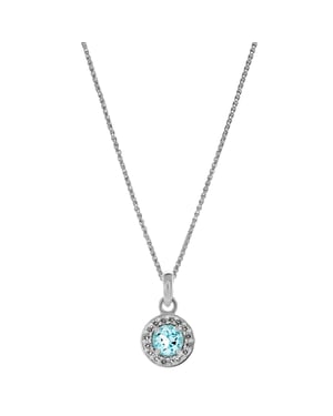 Orphelia 'Bristol' Dames 925 Sterling Zilveren Hanger met Ketting - Zilver ZH-7579/B