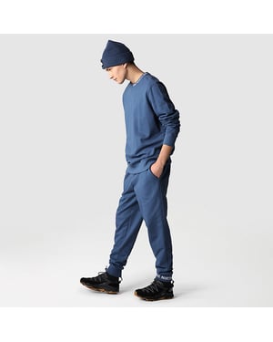 The North Face Men's Zumu Fleece Crew Neck Tracksuit, Shady Blue
