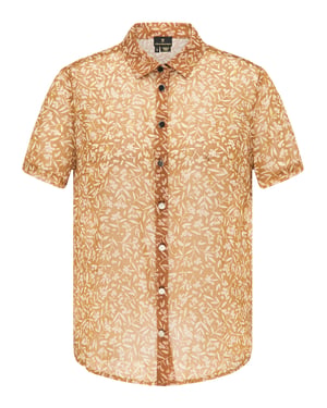 Dreimaster Blouse Dames kameel