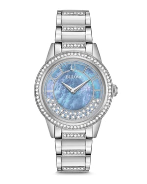 Bulova Turnstyle Women's Silver Watch 96L260