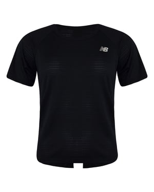 New Balance Korte Mouw Zwart Ronde Hals Total Performance T-Shirt WT03154 BK