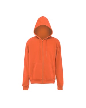 Mo Jas met capuchon Heren oranje
