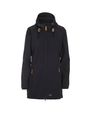 Trespass - Dames Kristy Waterdichte Softshell Jas (Zwart)