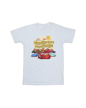 Disney Mens Cars Radiator Springs Group T-Shirt (White)