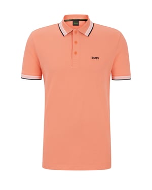 Boss Paddy Poloshirt Open Rood