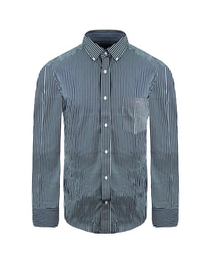 Eden Park Regular Heren Blauw Oxford Overhemd