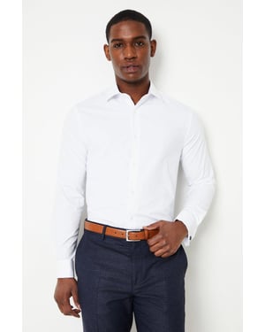 Easy Iron Double Cuff Tailored Dress Shirt
