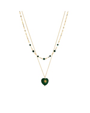 Ketting Luxenter Besya afgewerkt in 18k geel goud