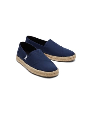 TOMS Alpargata Rope 2.0 100% Cotton Men's Navy Espadrilles