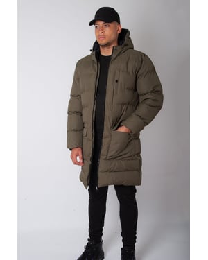 Soulstar Men's AG04 Longline Padded Puffer Jacket