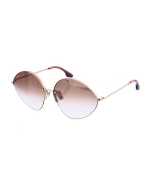 VB220S women's oval-shaped metal sunglasses