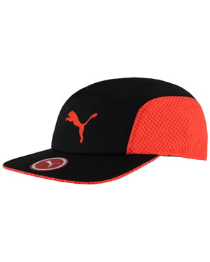 Puma Zwart Oranje Disc Unisex Volwassenen Fit Runner Cap 021019 03