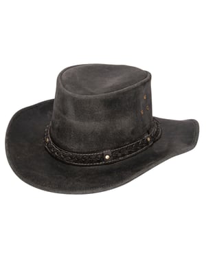 Cowboy Aussie Real Leather Bush Hat