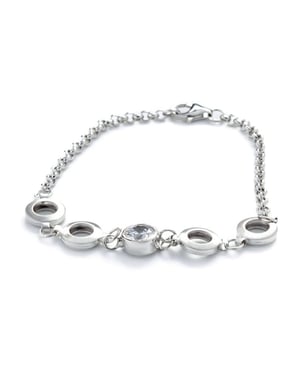 Orphelia Women's 925 Sterling Silver Bracelet - Silver ZA-1008