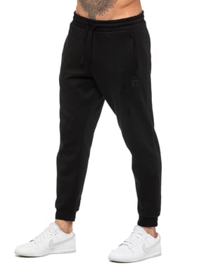 Enzo | Heren Joggers Regular Fit - Zwart