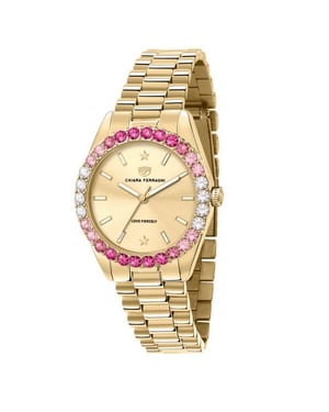Chiara Ferragni Ladies Watch Quartz gold