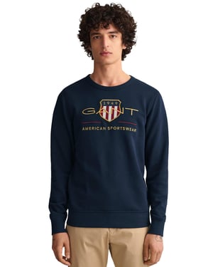 Gant | Mens Archive Shield Crew Neck Sweatshirt