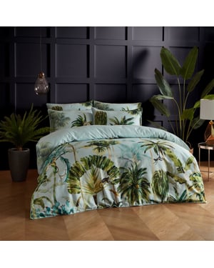 200 Thread Count Forsteriana Jungle Horticulture Duvet Cover Set