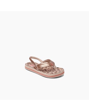 Little Ahi Cheetah Flip Flops
