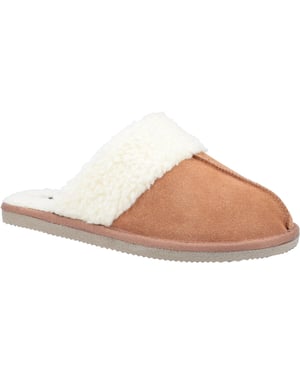 Hush Puppies Womens/Ladies Arianna Suede Slippers (Tan)