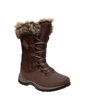 Regatta Great Outdoors Dam/Ladies Newley Thermo Boots med fuskpälskant (Chestnut)