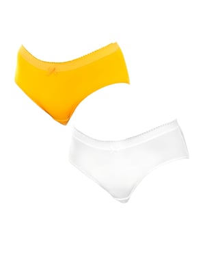 Pack-2 Trosor i elastiskt tyg som andas för kvinnor D05DN