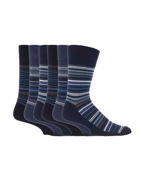 6 paar sokken zonder elastiek herensokken met zachte grip 39-45 Uk - MGG49