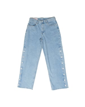 Jeans med vida ben 601168 dam