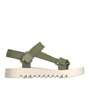 Flowing Papete Beige/Green Sandal