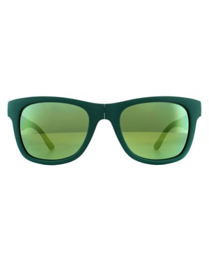 Lacoste Rectangle Unisex Folding Matt Green Green Sunglasses