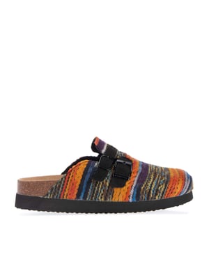 Women's Rocket Dog Abelplus Stripe Clog Slippers in multi colour