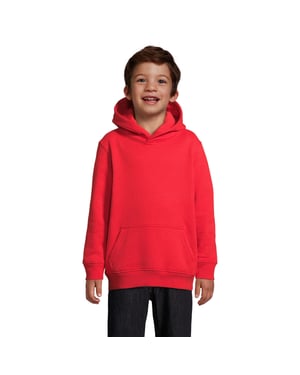 SOLS Condor-hoodie för barn/unga (Ljusröd)