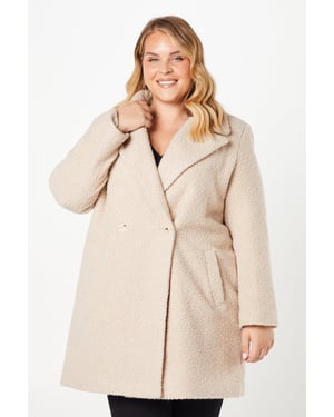 Curve Teddy Boyfriend Coat