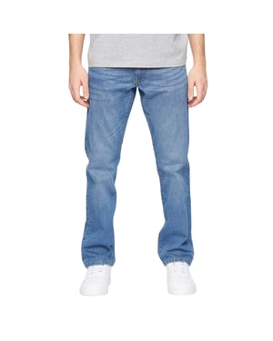 Crosshatch Mens Bandol Straight Leg Jeans (Light Wash)