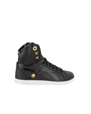 Reebok Top Down Snaps Womens Black Trainers